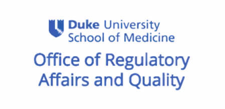 Duke University | Office of Regulatory Affairs and Quality Logo